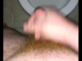 Young gay Asian’s solo pleasure in the toilet