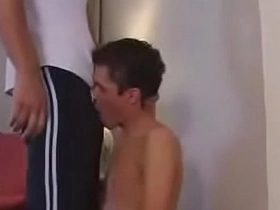 Interracial gay twinks have deep throat and homemade sex on GayPorn666.com