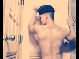 Bi Asian man dancing and being funny