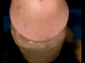 Solo boy has hot bath with sex toys and lots of sperm