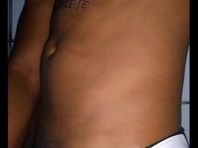 Gay masturbation video with an Asian man