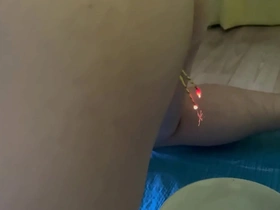 Japanese hardcore anal scene with an emo boy and an aubergine-themed title.