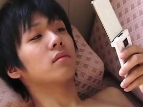 Japanese teen in sexy underwear, gay JO scene.