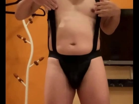 Gay Japanese man in sexual action